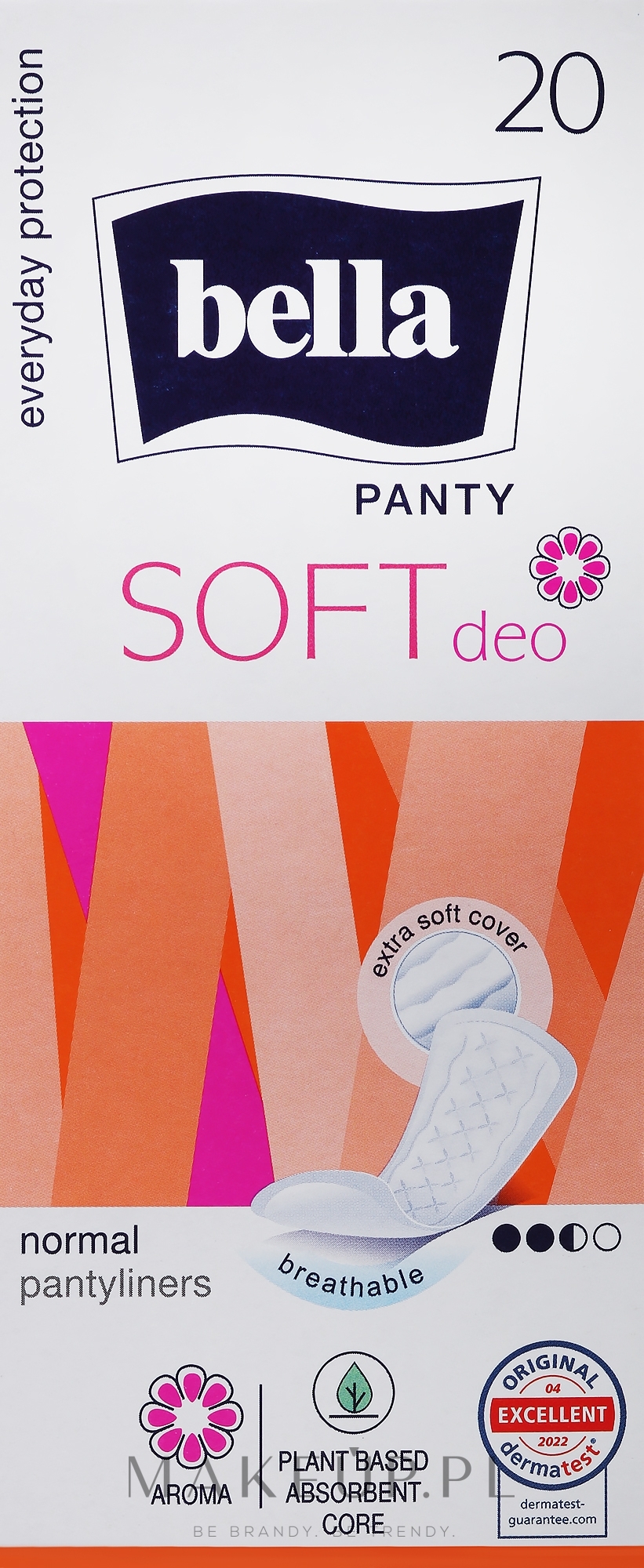 Wkładki higieniczne Panty Soft Deo Fresh, 20 szt. - Bella — Zdjęcie 20 szt.