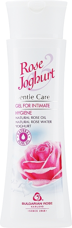 Żel do higieny intymnej Jogurt i róża - Bulgarian Rose Rose & Joghurt Gel For Intimate Hygiene — Zdjęcie N1