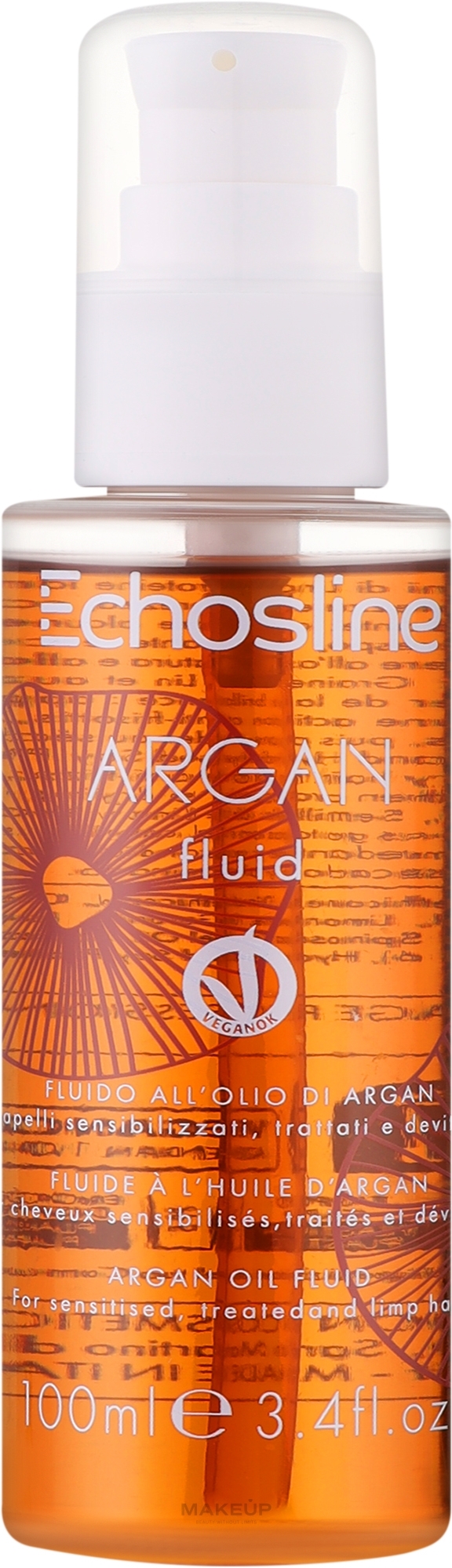 Fluid do włosów z olejem arganowym - Echosline Argan Fluid — Zdjęcie 100 ml