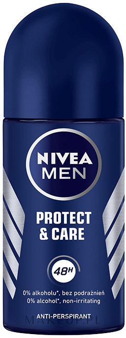 Antyperspirant w kulce dla mężczyzn - NIVEA MEN 48H Protect & Care Anti-Perspirant Roll-On — Zdjęcie 50 ml