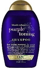 Kup Szampon do włosów blond - OGX Blonde Enhance+ Purple Toning Shampoo