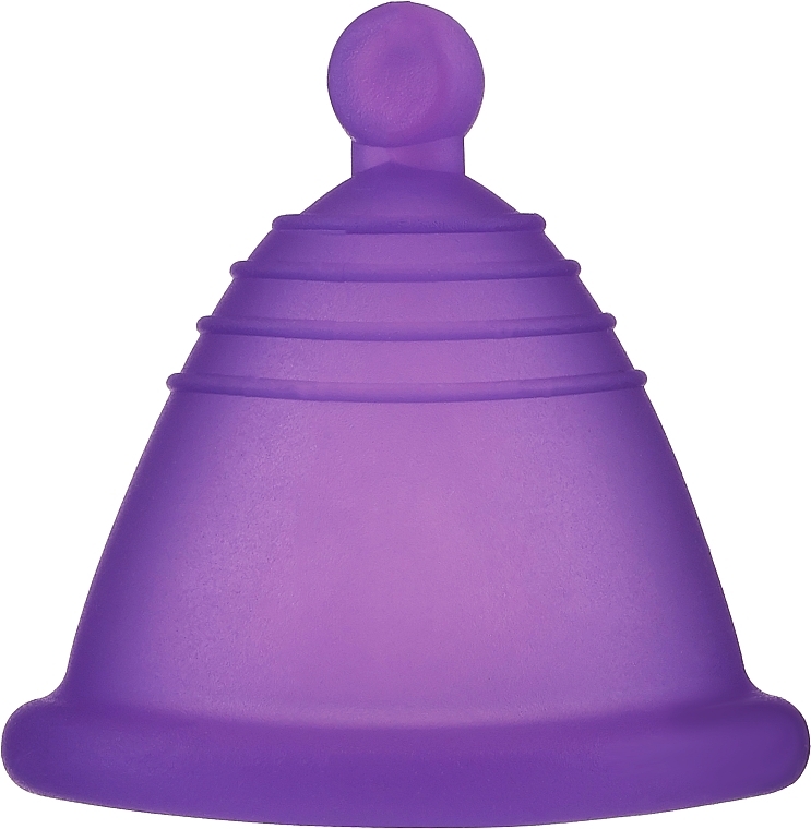 Kubeczek menstruacyjny rozm M, kolor fioletowy - MeLuna Classic Shorty Menstrual Cup — Zdjęcie N1