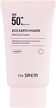 Filtr przeciwsłoneczny z kalaminą - The Saem Eco Earth Power Pink Sun Cream — Zdjęcie N5