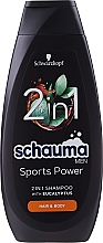 Kup Szampon do włosów i ciała dla mężczyzn, wzmacniający - Schwarzkopf Schauma MEN Sports Power