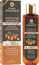 Kup Naturalny szampon bezsiarczanowy Marokański olej arganowy - Khadi Organique Moroccan Argan Oil Hair Cleanser