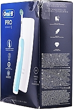 PRZECENA! Elektryczna szczoteczka do zębów, z etui, niebieska - Oral-B Pro Series 1 Carribean Blue + Case * — Zdjęcie N6