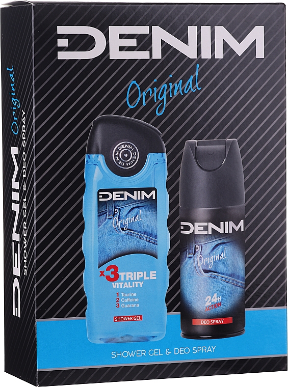 Denim Original - Zestaw (sh/g 250 ml + deo 150 ml) — Zdjęcie N1