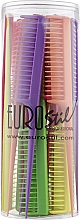Zestaw grzebieni do włosów, 04350, 24 szt. - Eurostil Bote 24 Double Brushes — Zdjęcie N1