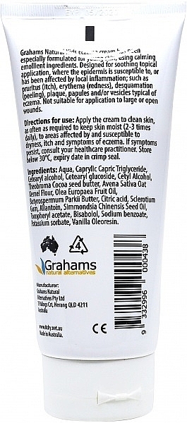 Krem na egzemę dla dzieci - Grahams Natural Kids Eczema Cream — Zdjęcie N2