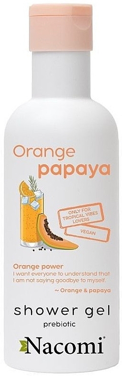 Żel pod prysznic Pomarańcza i papaja - Nacomi Orange & Papaya Shower Gel — Zdjęcie N1