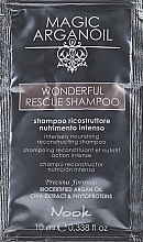 Odbudowujący, ekstra odżywczy szampon - Nook Magic Arganoil Wonderful Rescue Shampoo (próbka) — Zdjęcie N1