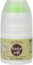 Kup Ekstradelikatny dezodorant w kulce do skóry wrażliwej Irys, łopian i nagietek - La Saponaria Biodeo Soft 