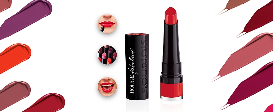 Metaliczna szminka do ust - Bourjois Rouge Fabuleux Lipstick — Zdjęcie N11