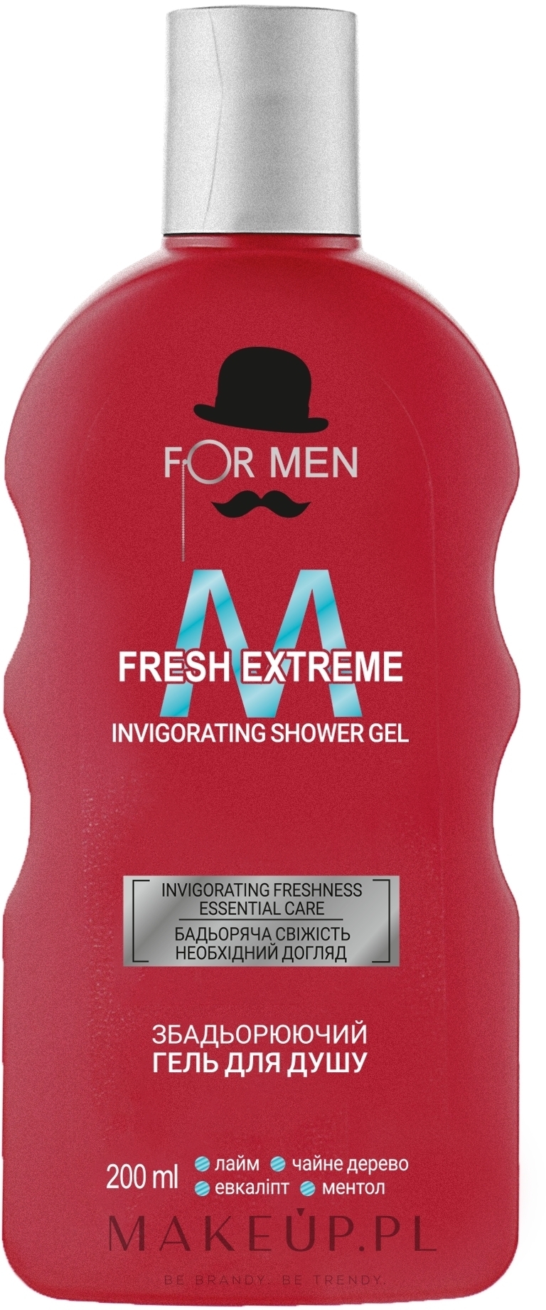 Energetyzujący żel pod prysznic - For Men Fresh Extreme Shower Gel — Zdjęcie 200 ml