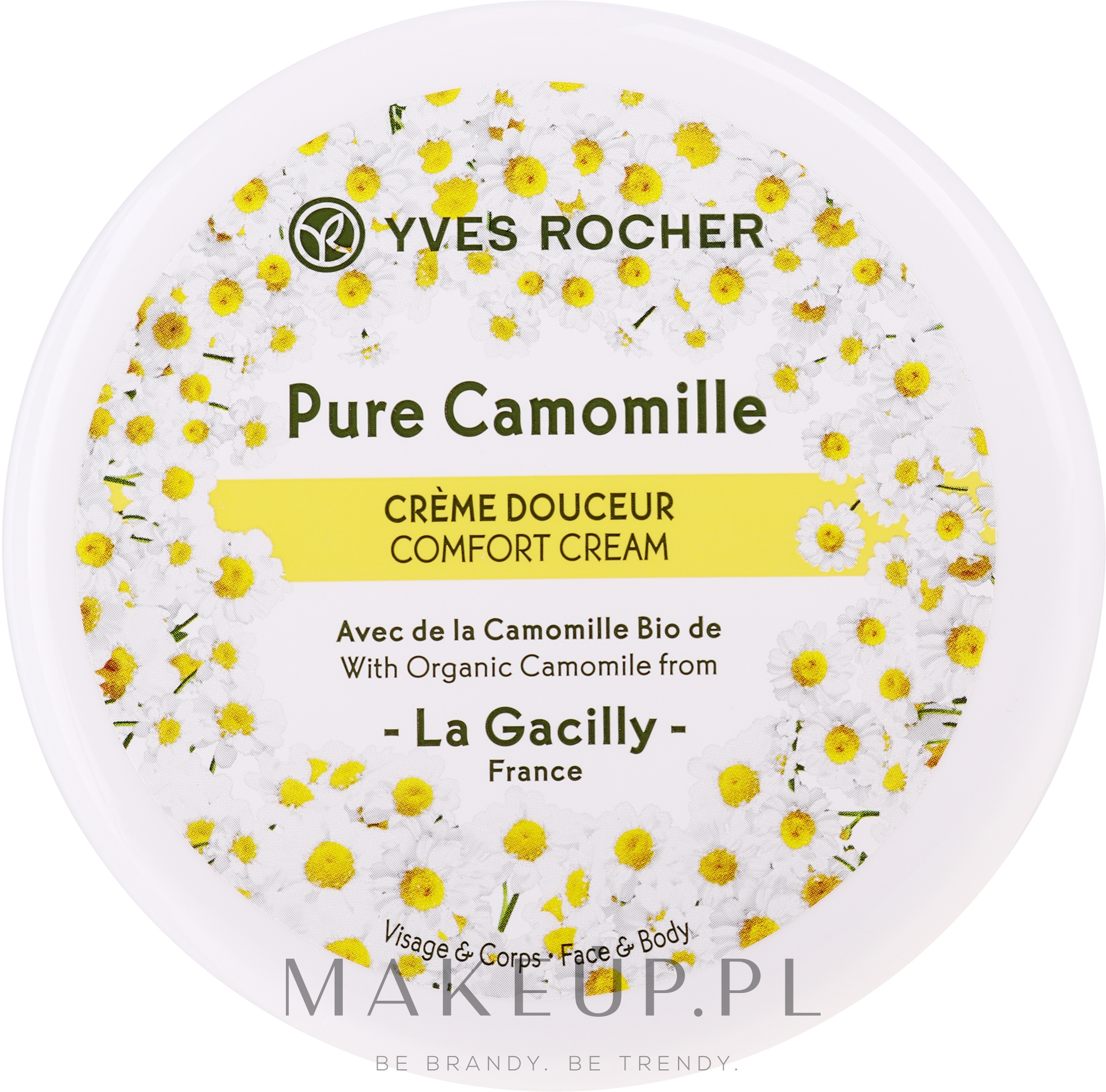 Kojący krem do twarzy i ciała - Yves Rocher Face And Body Cream With Chamomile Extract — Zdjęcie 125 ml