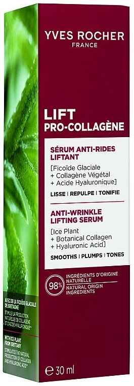 Przeciwzmarszczkowe serum liftingujące - Yves Rocher Lift Pro-Collagen Anti-Wrinkle Lifting Serum — Zdjęcie N3