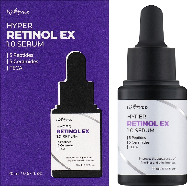 Serum przeciwstarzeniowe z retinolem - IsNtree Hyper Retinol EX 1.0 Serum — Zdjęcie N2
