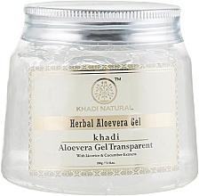 Kup Uniwersalny żel aloesowy do ciała - Khadi Natural Herbal Aloevera Gel Transparent