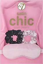 Kup Zestaw - W7 Cosmetics Satin Chic Daily Glam(accessories 3 pcs)