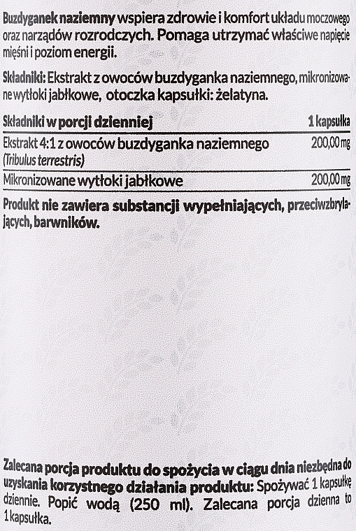 Suplement diety Buzdyganek naziemny, 200 mg - Pharmovit Classic — Zdjęcie N2