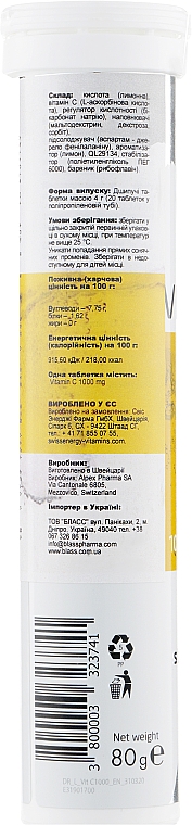 Witaminy musujące Witamina C - Dr. Frei Vitamin C 1000 mg — Zdjęcie N2