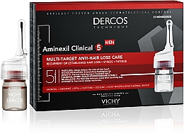 Kuracja przeciw wypadaniu włosów dla mężczyzn - Vichy Dercos Aminexil Clinical 5 — Zdjęcie N6