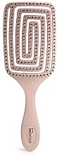 Szczotka do włosów, różowa - IDC Institute ECO Paddle Brush — Zdjęcie N1