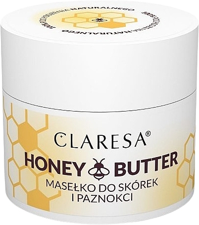 Oliwka do skórek Miód - Claresa Honey Butter Cuticle — Zdjęcie N1