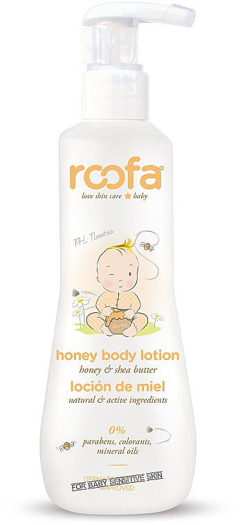 Balsam do ciała z miodem - Roofa Honey Body Lotion — Zdjęcie N1