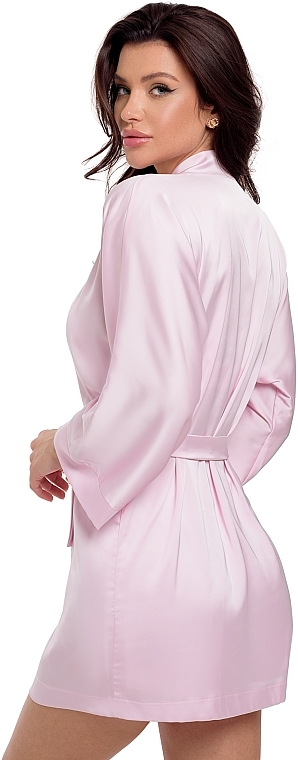 Szlafrok damski, różowy Aesthetic - MAKEUP Women's Robe Kimono Pink — Zdjęcie N3