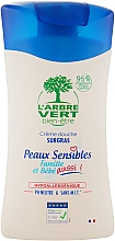Krem-żel pod prysznic dla dzieci do skóry wrażliwej - L'Arbre Vert Family & Baby Sensitive Shower Gel — Zdjęcie N1