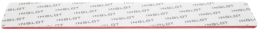 Pilnik do paznokci 80/100, czerwony - Inglot Nail File 80/100 Red — Zdjęcie N1