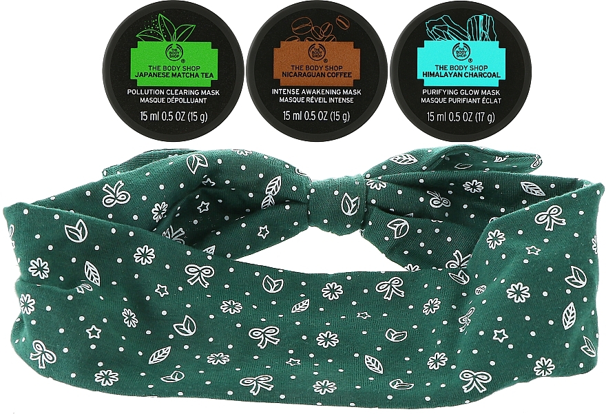 PRZECENA! Zestaw, 5 produktów - The Body Shop Slather & Glow Face Mask Gift Christmas Gift Set * — Zdjęcie N3