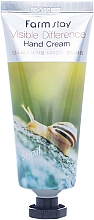 Krem do rąk z ekstraktem ze śluzu ślimaka - FarmStay Visible Difference Hand Cream Snail — Zdjęcie N2