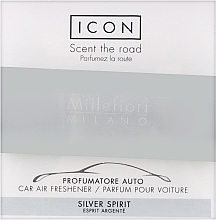 Kup Odświeżacz powietrza do samochodu - Millefiori Milano Icon Classic Silver Spirit Car Air Freshener