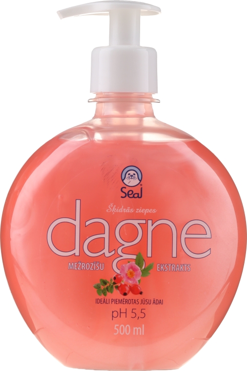 Mydło w płynie Dzika róża - Seal Cosmetics Dagne Liquid Soap — Zdjęcie N1