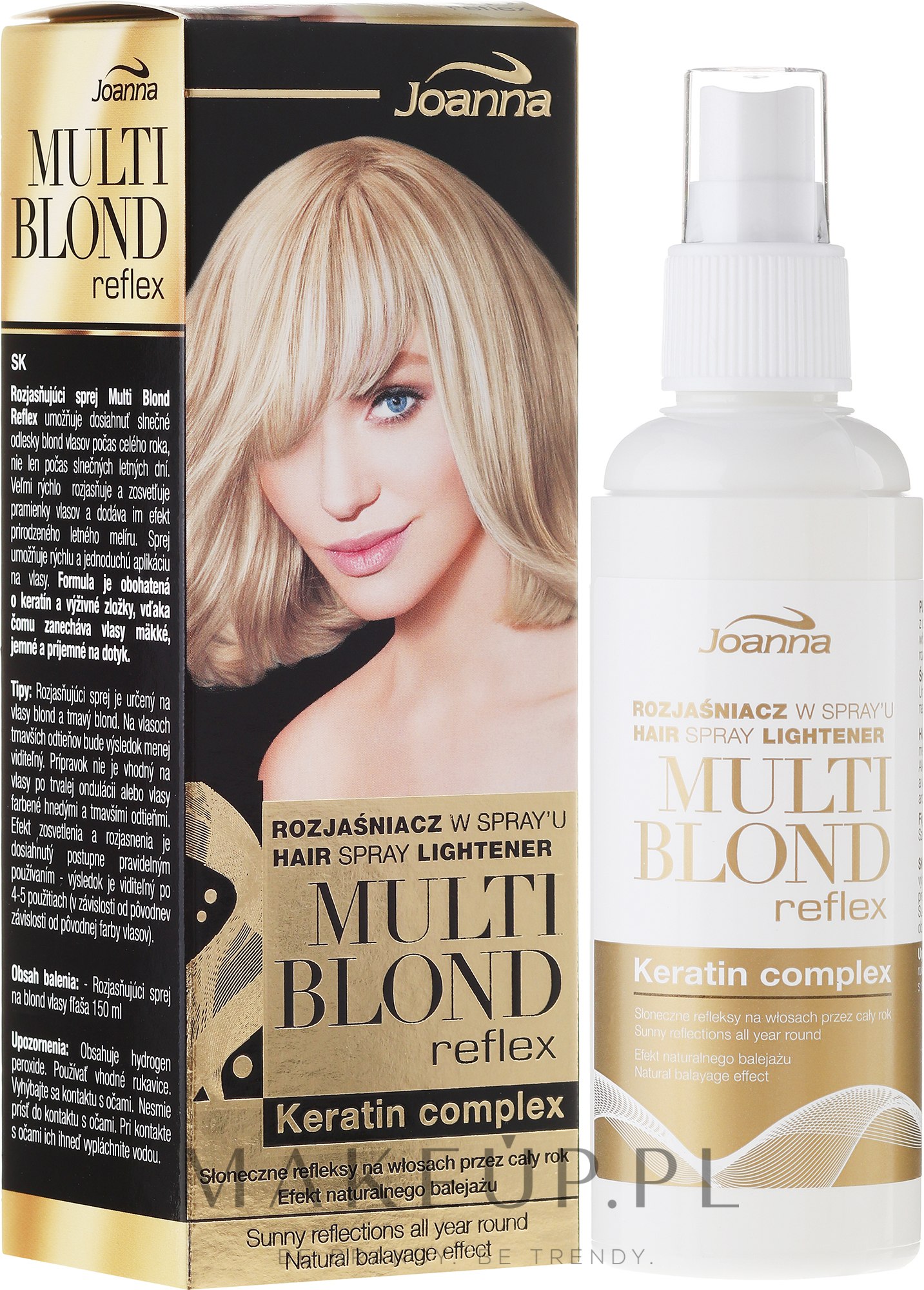 Rozjaśniacz w sprayu do włosów - Joanna Multi Blond Reflex — Zdjęcie 150 ml