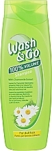 Szampon z ekstraktem z rumianku do włosów matowych - Wash&Go — Zdjęcie N1