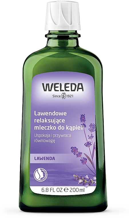 Relaksujące mleczko do kąpieli Lawenda - Weleda Lavender Relaxing Bath Milk