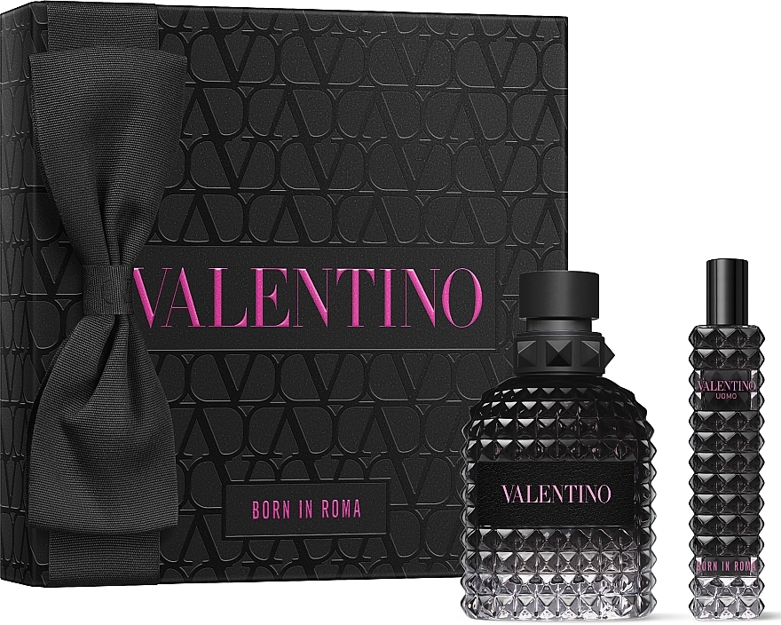 Valentino Uomo Born In Roma - Zestaw (edt/50ml + edt/15ml) — Zdjęcie N1