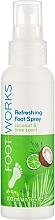 Kup Odświeżający spray do stóp z kokosem i limonką - Avon Foot Works Refreshing Foot Spray