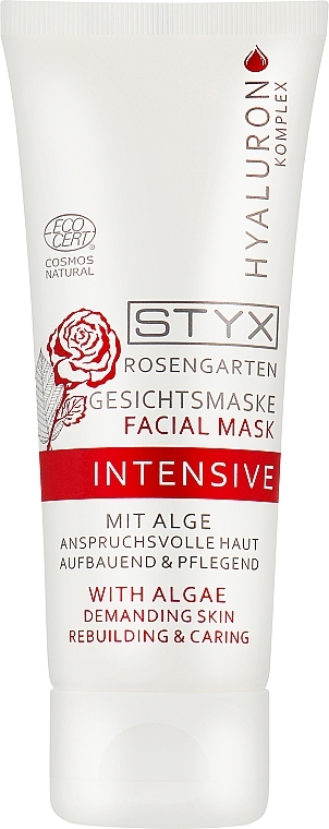 Odbudowująca maska do twarzy z organicznymi algami - Styx Naturcosmetic Rose Garden Intensive Facial Mask — Zdjęcie N1