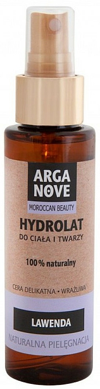 Naturalny hydrolat do ciała i twarzy Lawenda - Arganove — Zdjęcie N1