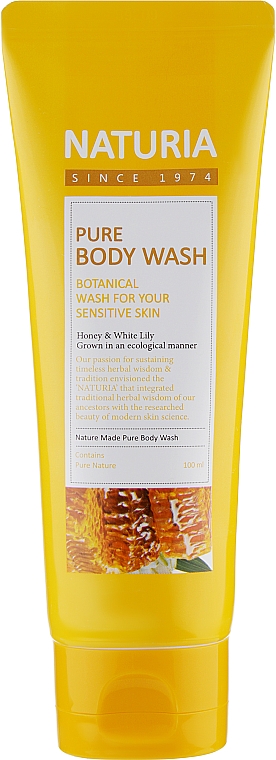 Żel pod prysznic Miód i biała Lilia - Naturia Pure Body Wash Honey & White Lily — Zdjęcie N1