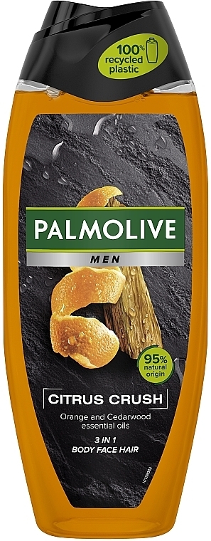 Orzeźwiający żel pod prysznic dla mężczyzn 3w1, pomarańcza i cedr - Palmolive MEN Citrus Crush — Zdjęcie N3