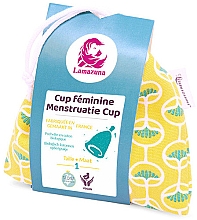 Kup Kubeczek menstruacyjny w żółtym woreczku, rozmiar 1 - Lamazuna