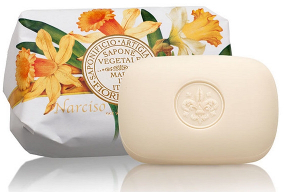 Naturalne mydło w kostce Narcyz - Saponificio Artigianale Fiorentino Daffodil Soap