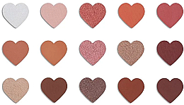 Paleta cieni do powiek - With Love Cosmetics Hearts Of Nude Palette — Zdjęcie N3