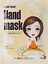 Kup Nawilżająca maska na tkaninie do rąk - The Orchid Skin Orchid Flower Hand Mask Sheet 