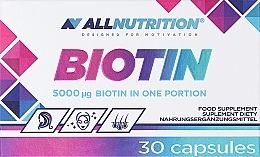 PREZENT! Suplement diety Biotyna - Allnutrition Biotin — Zdjęcie N1